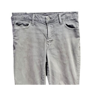 American Eagle Men's Denim Jeans Next level Flex Slim Straight S-30 Stone Gray